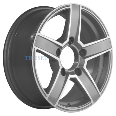 Диски Khomen Wheels 6,5x16/5x139,7 ET35 D98,5 KHW1614 (Niva 4x4 Bronto) F-Silver-FP на tireset.ru