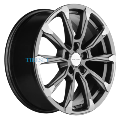 Khomen Wheels 7,5x18/5x114,3 ET53 D54,1 KHW1808 (Geely Coolray) Gray-FP