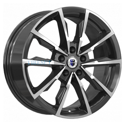 KиK 7,5x17/5x114,3 ET40 D66,1 Меренге (КС902) Алмаз черный