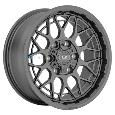 LS Forged 8x17/6x139,7 ET20 D100,1 LS FG52 MGM (конус, Колпак+лого)