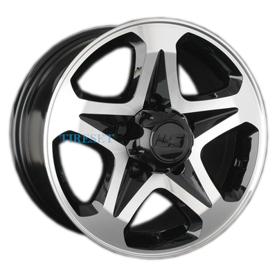 LS 7x16/5x139,7 ET5 D108,5 774 BKF (конус, Колпак+лого)