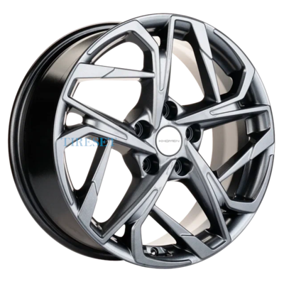 Khomen Wheels 7x17/5x112 ET45 D57,1 KHW1716 (Karoq/Tiguan) Gray