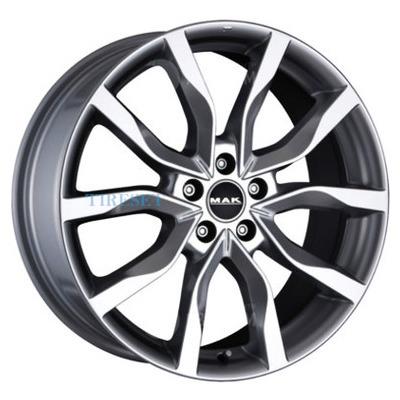 MAK 9,5x21/5x114,3 ET48 D76 Koln Gunmetal Mirror Face