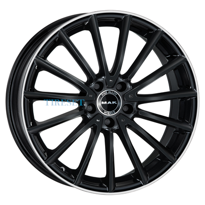 MAK 8x18/5x112 ET48 D66,6 Komet Gloss Black Mirror Ring
