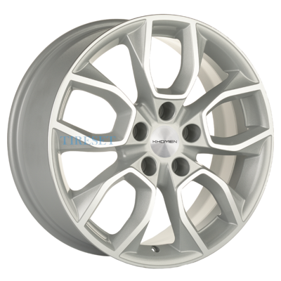 Диски Khomen Wheels 7x17/5x114,3 ET51 D67,1 KHW1713 (Tucson) F-Silver-FP на tireset.ru