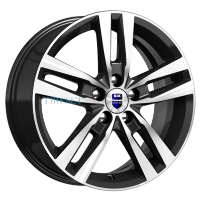 KиK 6,5x16/5x114,3 ET40 D66,1 Rassvet-оригинал (КС868) Алмаз черный SK