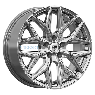 KиK 7x17/5x108 ET38 D65,1 Ариус (КС1187) Дарк платинум