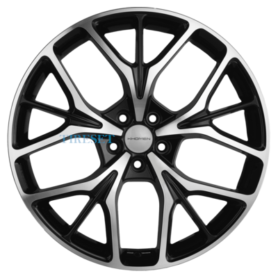 Khomen Wheels 8x20/5x108 ET46 D63,4 KHW2012 (Geely Monjaro (KX11)) Black-FP