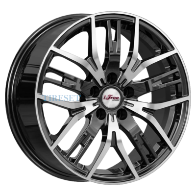 iFree 7x17/5x112 ET45 D57,1 Аскет (КС1072) Блэк Джек