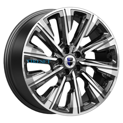 Диски KиK 7,5x19/5x110 ET40 D67,1 Галего (КС1039) Алмаз черный на tireset.ru