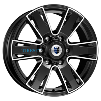 KиK 7x17/6x139,7 ET30 D106,1 Севенна (КС726) Алмаз черный