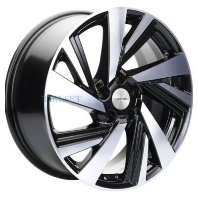 Khomen Wheels 7,5x18/5x108 ET40 D60,1 KHW1801 (Chery Tiggo) Black-FP