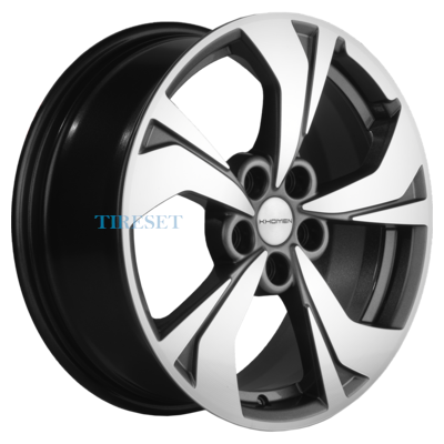 Диски Khomen Wheels 7x17/5x114,3 ET37 D66,5 KHW1724 (Jolion) Gray-FP на tireset.ru