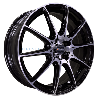 INCH 6,5x17/5x108 ET43 D65,1 FA8537 Gloss Black Machined Face (ZJH) FlowForming