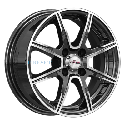 iFree 5,5x14/4x100 ET35 D67,1 Майами лайт Блэк Джек