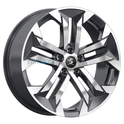 Premium Series 7,5x19/5x114,3 ET40 D64,1 КР015 (Haval F7/F7x) Diamond Black Gris