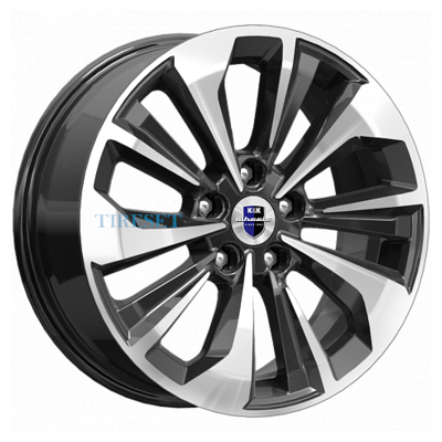 KиK 7x17/5x114,3 ET35 D60,1 Авиор (КС936) Алмаз черный