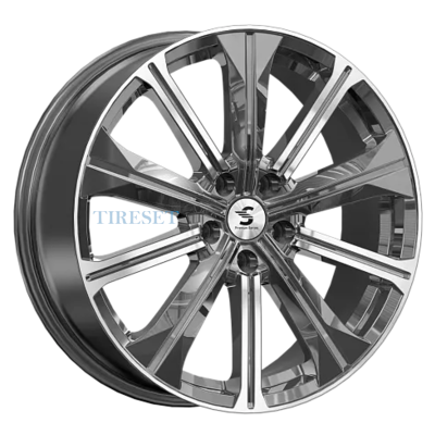 Premium Series 7x19/5x114,3 ET40 D66,6 КР013 (Haval Dargo) Diamond Gloss Graphite