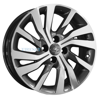 KиK 6x16/4x100 ET41 D60,15 Fenix (X-Ray) (КС734) Антрацит-алмаз