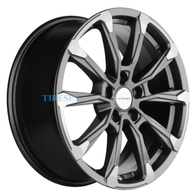 Диски Khomen Wheels 7,5x18/5x114,3 ET50 D67,1 KHW1808 (K5/Santafe) Gray-FP на tireset.ru