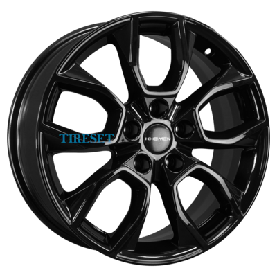 Khomen Wheels 7x17/5x114,3 ET45 D60,1 KHW1713 (Geely Atlas Pro) Black