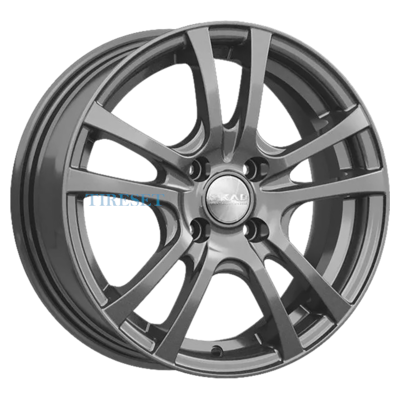 Скад 6x15/4x98 ET38 D58,6 Дели графит