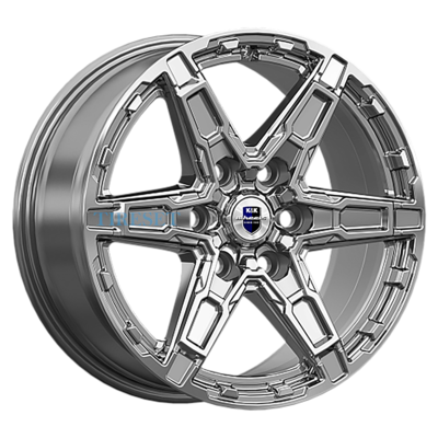 KиK 8x18/6x114,3 ET46 D67,1 Дистрикт (КС1159) Дарк платинум