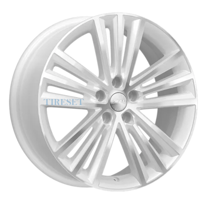 Диски СКАД 7,5x19/5x112 ET35 D66,6 Манчестер (КЛ329) Алмаз белый на tireset.ru
