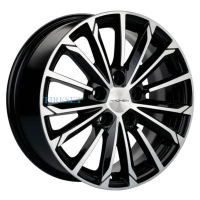 Khomen Wheels 6,5x16/5x114,3 ET47,5 D67,1 KHW1611 (Optima/Soul) Black-FP