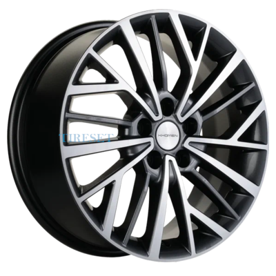 Khomen Wheels 7x17/5x114,3 ET45 D60,1 KHW1717 (Changan/Geely/Lexus/Toyota) Gray-FP