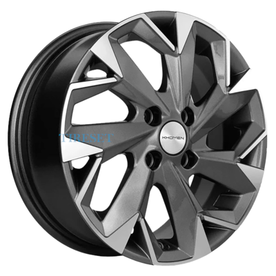 Khomen Wheels 6x15/4x100 ET40 D60,1 KHW1508 (Logan/Sandero) Gray-FP