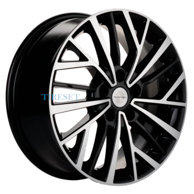 Khomen Wheels 7x17/5x114,3 ET48 D67,1 KHW1717 (Kia K5) Black-FP