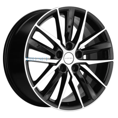 Диски Khomen Wheels 8x18/5x112 ET39 D66,6 KHW1807 (A6/Q5) Black-FP на tireset.ru