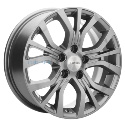 Диски Khomen Wheels 6,5x16/5x120 ET38 D65,1 KHW1608 (Multivan) Gray на tireset.ru