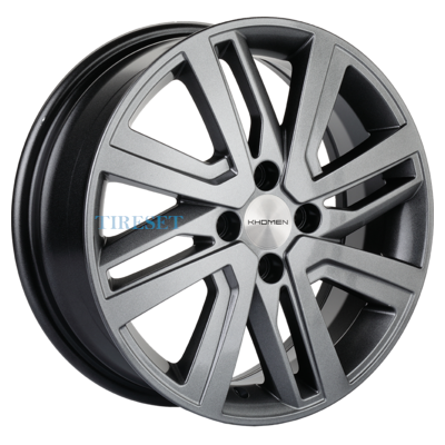 Khomen Wheels 6x16/4x100 ET41 D60,1 KHW1609 (XRay) G-Silver