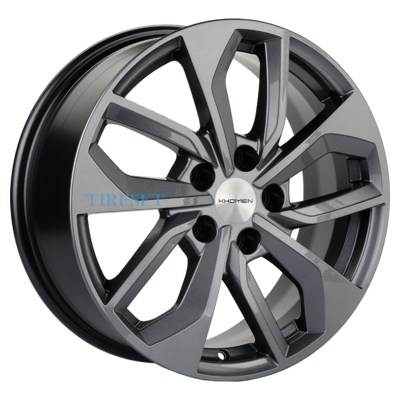 Диски Khomen Wheels 7x17/5x112 ET40 D57,1 KHW1703 (Kodiaq/Tiguan) Gray на tireset.ru