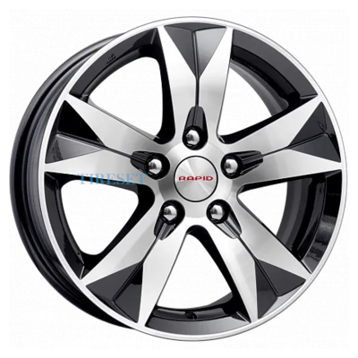KиK 6,5x16/5x114,3 ET47 D66,1 Crossline-оригинал (КС713) Алмаз черный