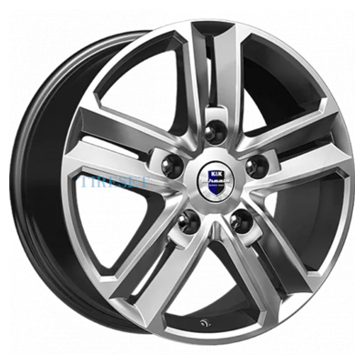 KиK 8x18/5x114,3 ET45 D66,1 Backfire (КС763) Дарк платинум