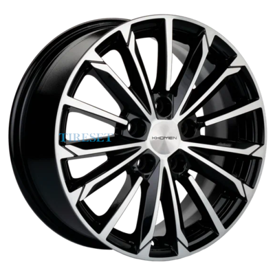 Khomen Wheels 6,5x16/5x114,3 ET45 D54,1 KHW1611 (Geely Atlas Pro) Black-FP