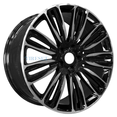 PDW 9,5x21/5x120 ET48 D72,56 5312 Gloss Black Machine Face (PDW)