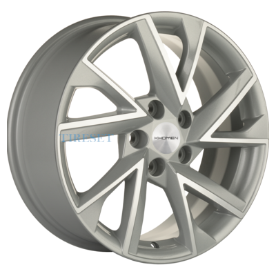 Khomen Wheels 7x17/5x114,3 ET51 D67,1 KHW1714 (Tucson) F-Silver-FP