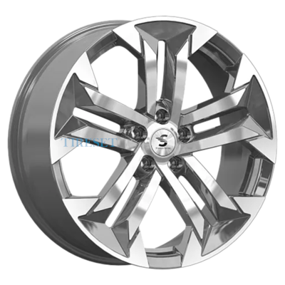 Premium Series 7,5x19/5x108 ET46 D63,35 КР015 (Geely Tugella) Diamond Gloss Graphite