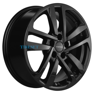 Диски Khomen Wheels 6,5x16/5x108 ET45 D60,1 KHW1612 (Chery Tiggo 3/Tiggo 3 Pro) Black на tireset.ru