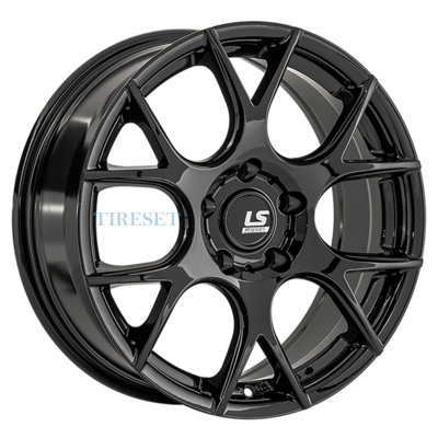 LS FlowForming 7,5x17/4x100 ET40 D60,1 RC07 BK (конус)