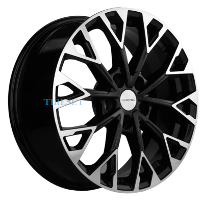Khomen Wheels 7x17/5x114,3 ET47 D66,1 KHW1718 (Nissan Juke F15 [14..20]) Black-FP