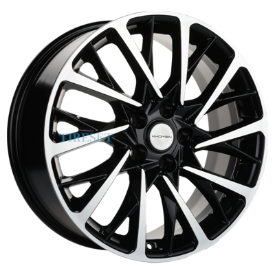 Khomen Wheels 7,5x18/5x108 ET40 D60,1 KHW1804 (Chery Tiggo) Black-FP