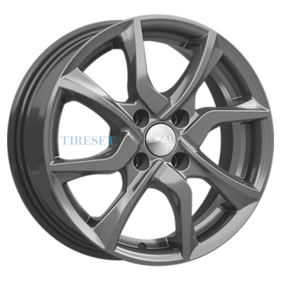 Диски Скад 6x15/4x100 ET48 D54,1 Тулон графит на tireset.ru