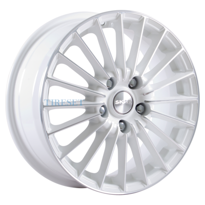 Скад 6x15/5x100 ET38 D57,1 Веритас Алмаз белый