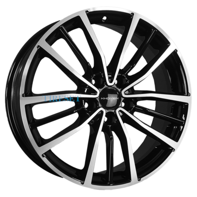 Khomen Wheels 7x18/5x114,3 ET42 D67,1 KHW1812 (JAC S7) Black-FP