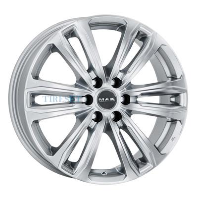 Диски MAK 7,5x17/6x114,3 ET45 D66,1 Safari 6 Silver на tireset.ru